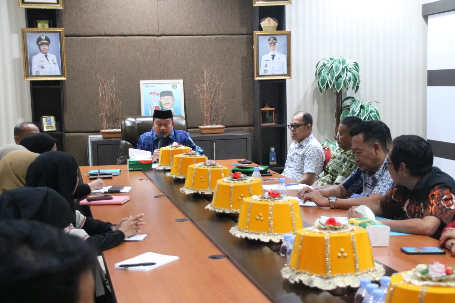 Bupati Pasangkayu, H. Yaumil Ambo Djiwa, menyambut baik Audensi Manajer koprasi merah putih 